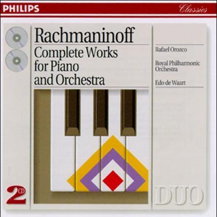 Complete Works for Piano and Orchestra (Rafael Orozco and Edo de Waart with Royal Philharmonic Orchestra)