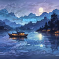 满船清梦压星河