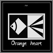 Orange heart