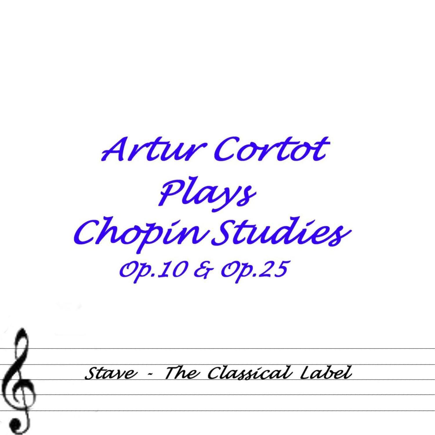 Plays Chopin Studies Op10 & Op25