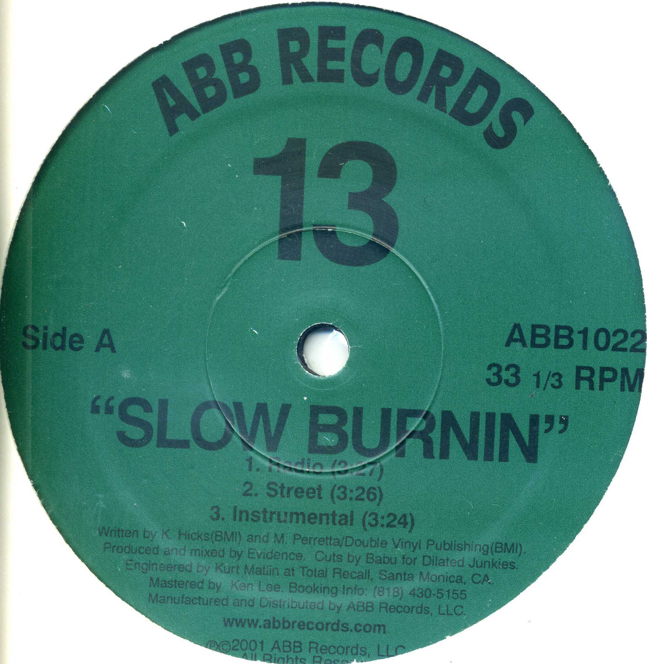 Slow Burnin(Instrumental)