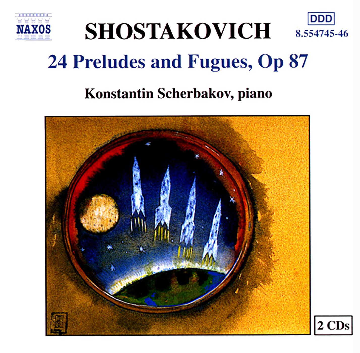 24 preludes and fugues, op. 87:fugue no. 20 in c minor: moderato