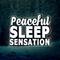 Peaceful Sleep Sensation专辑