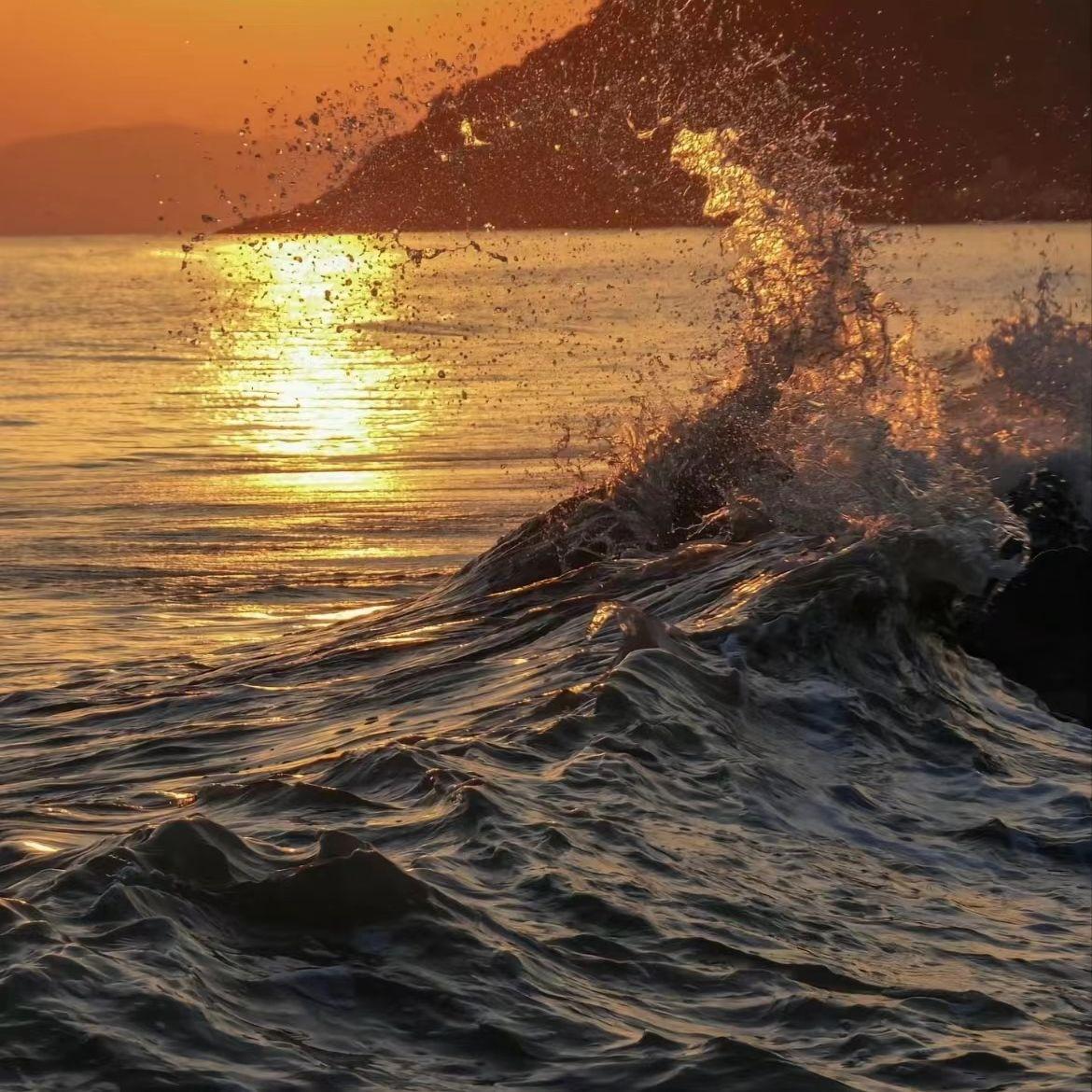 海浪啊