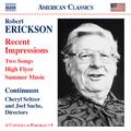 ERICKSON: Orchestral, Chamber and Vocal Music