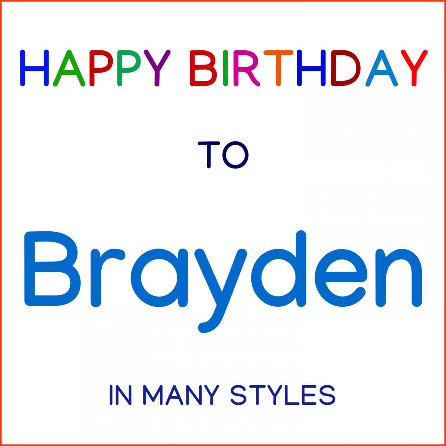 Happy Birthday To Brayden - Jazz - Happy Birthday All Names & Genres ...