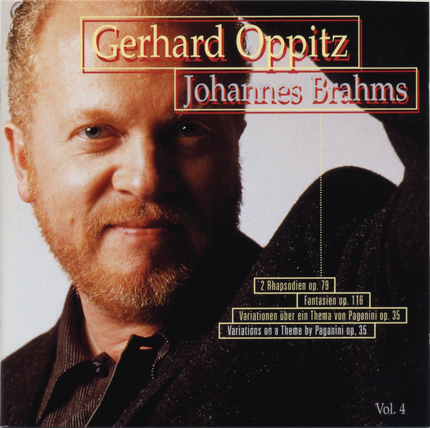 Brahms: Rhapsody 79, Fantasy 116, Variations Paganini