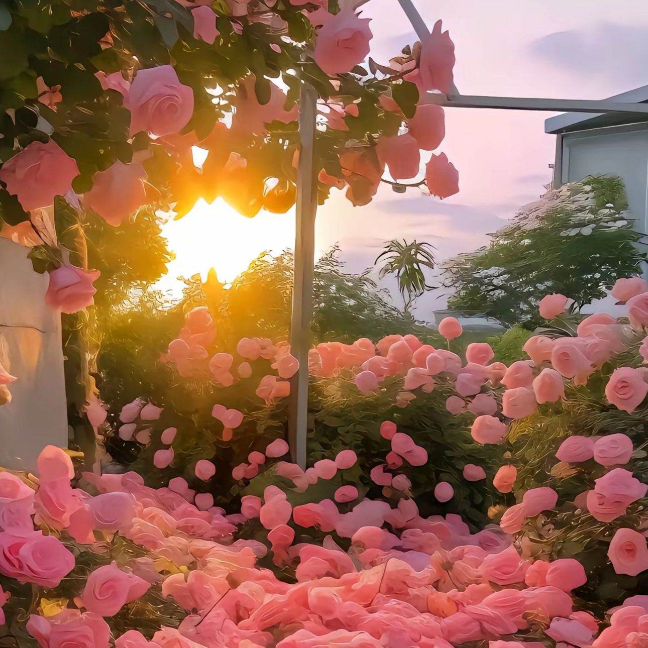 Sea of flowers