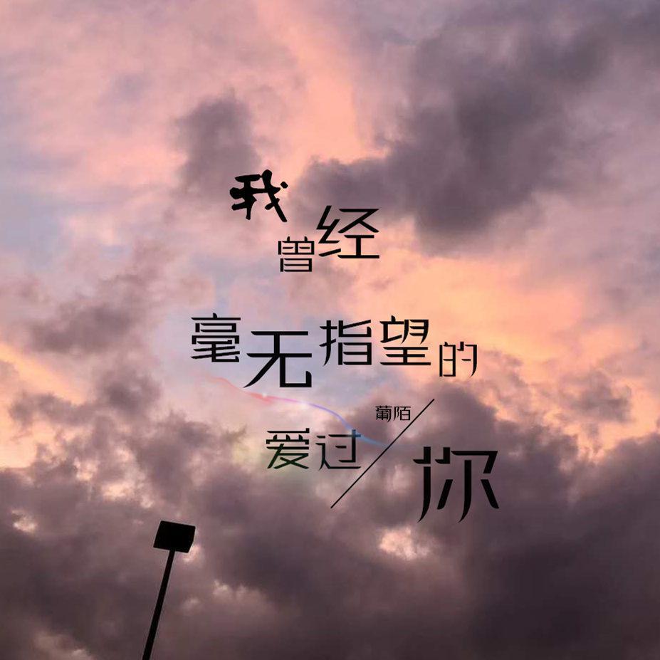 我曾经毫无指望的爱过你