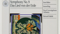 Symphony No. 9  /   Das Lied von der Erde专辑