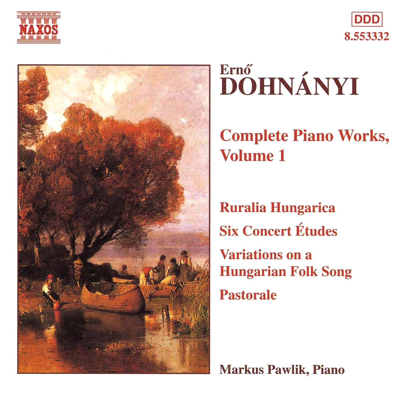 DOHNANYI: 6 Concert Etudes / Variations, Op. 29 / Ruralia Hungarica