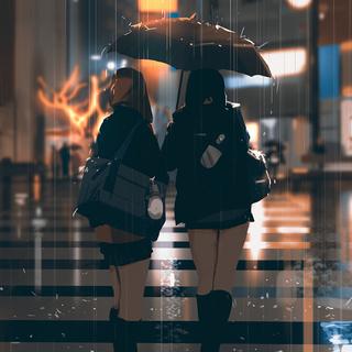 「 恋如雨止，而我将离。 」