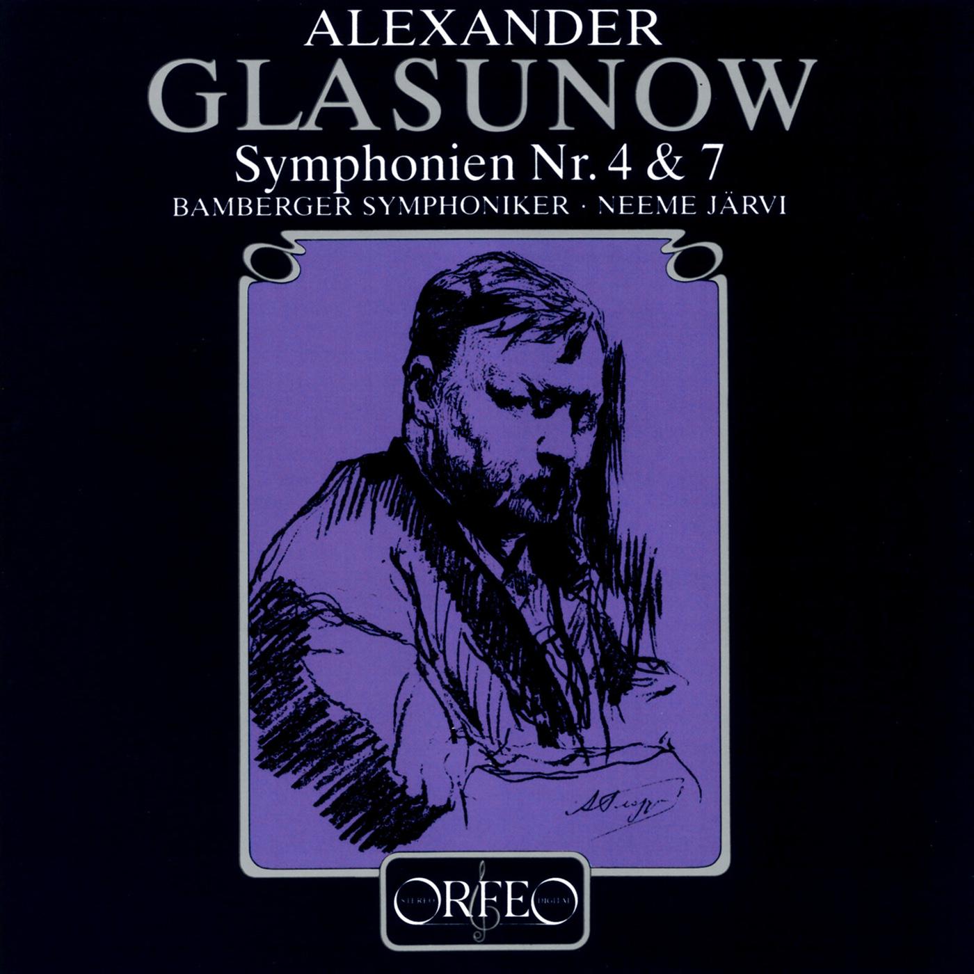 GLAZUNOV, A.K.: Symphonies Nos. 4 and 7, "Pastora'nayal" (Bamberg Symphony, N. Järvi)