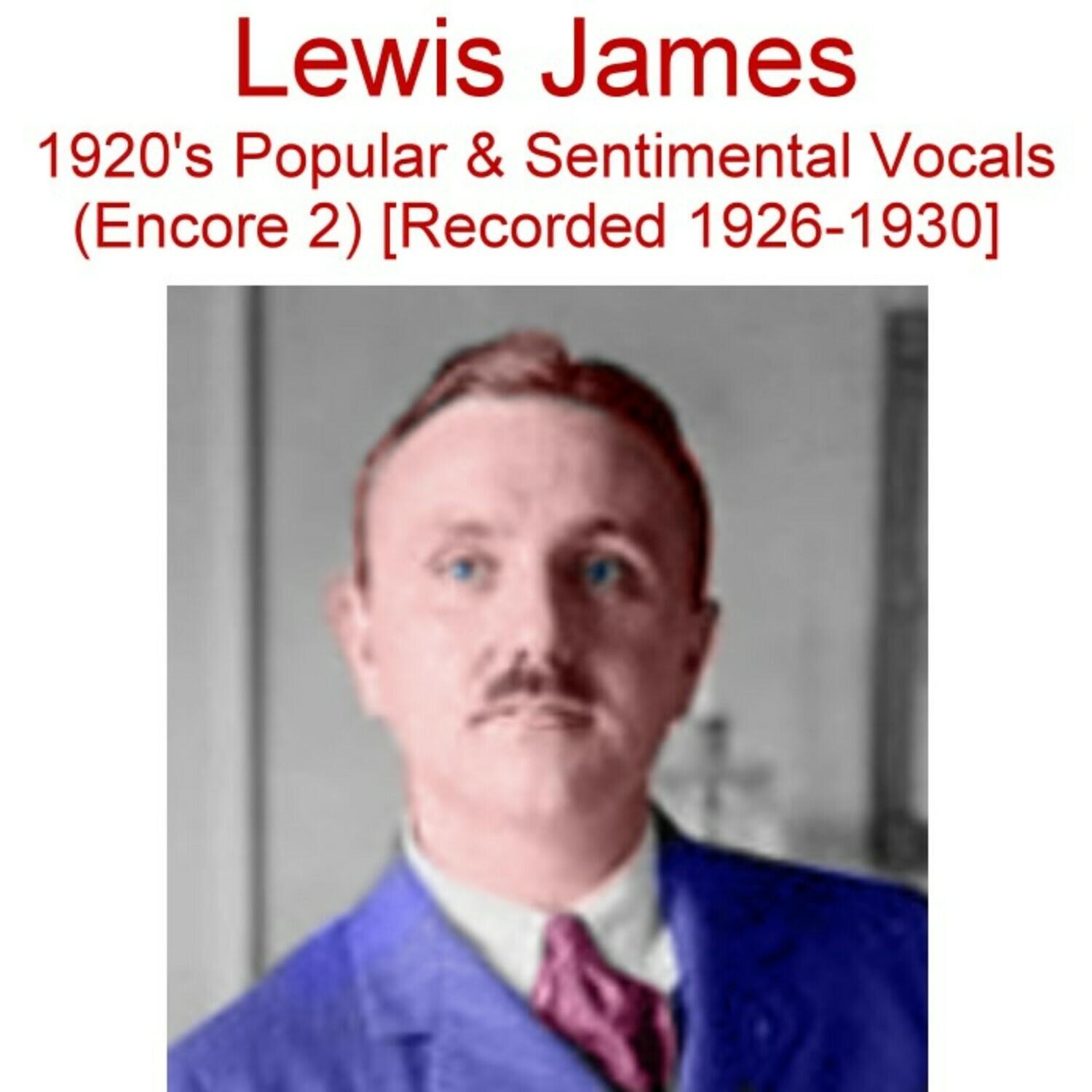 1920's Popular & Sentimental Vocals (Encore 2) [Recorded 1926-1930]