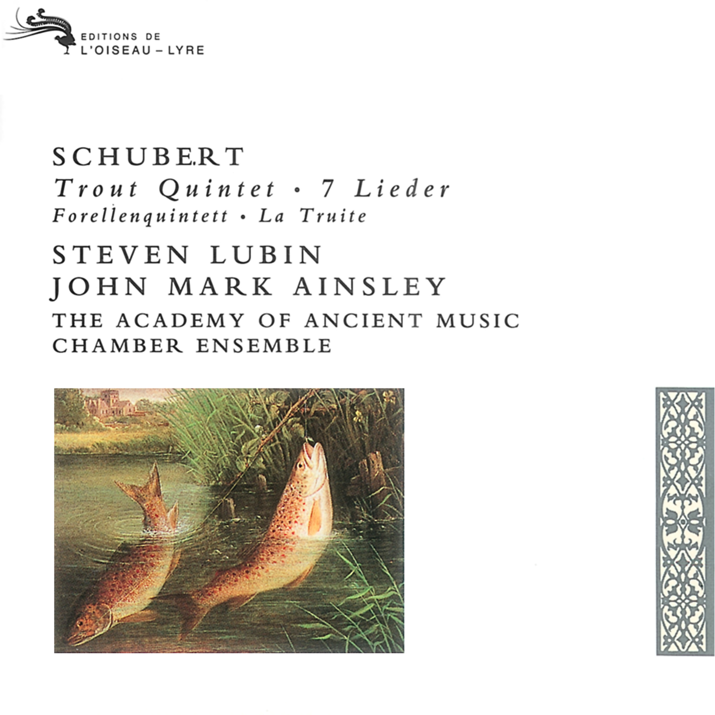 Schubert: 'Trout' Quintet & 7 Lieder