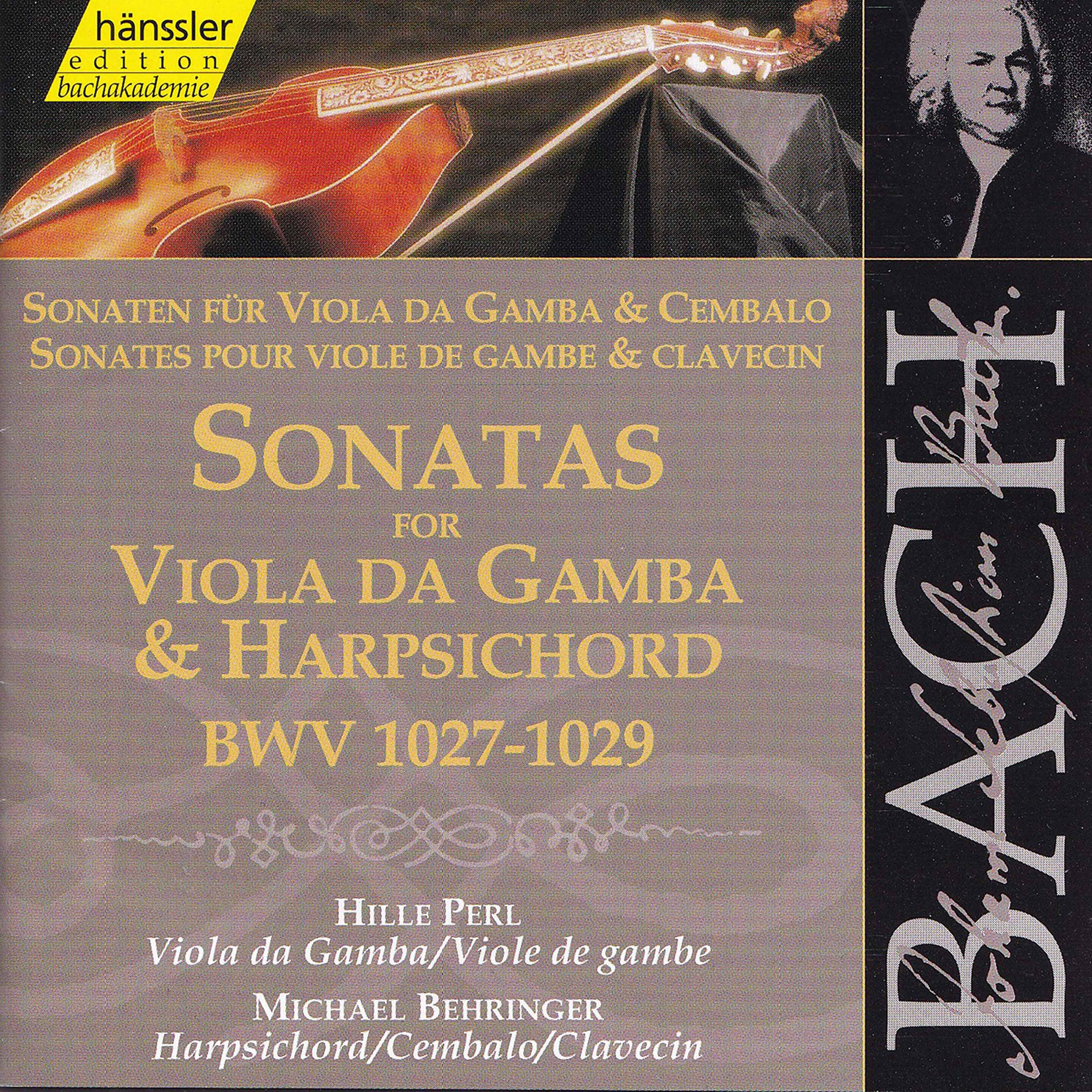 J.S. Bach: 3 Viola da gamba Sonatas, BWV 1027-1029
