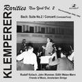 BACH, J.S.: Orchestral Music (Klemperer Rarities: New York, Vol. 2) (Klemperer) (1940, 1942)
