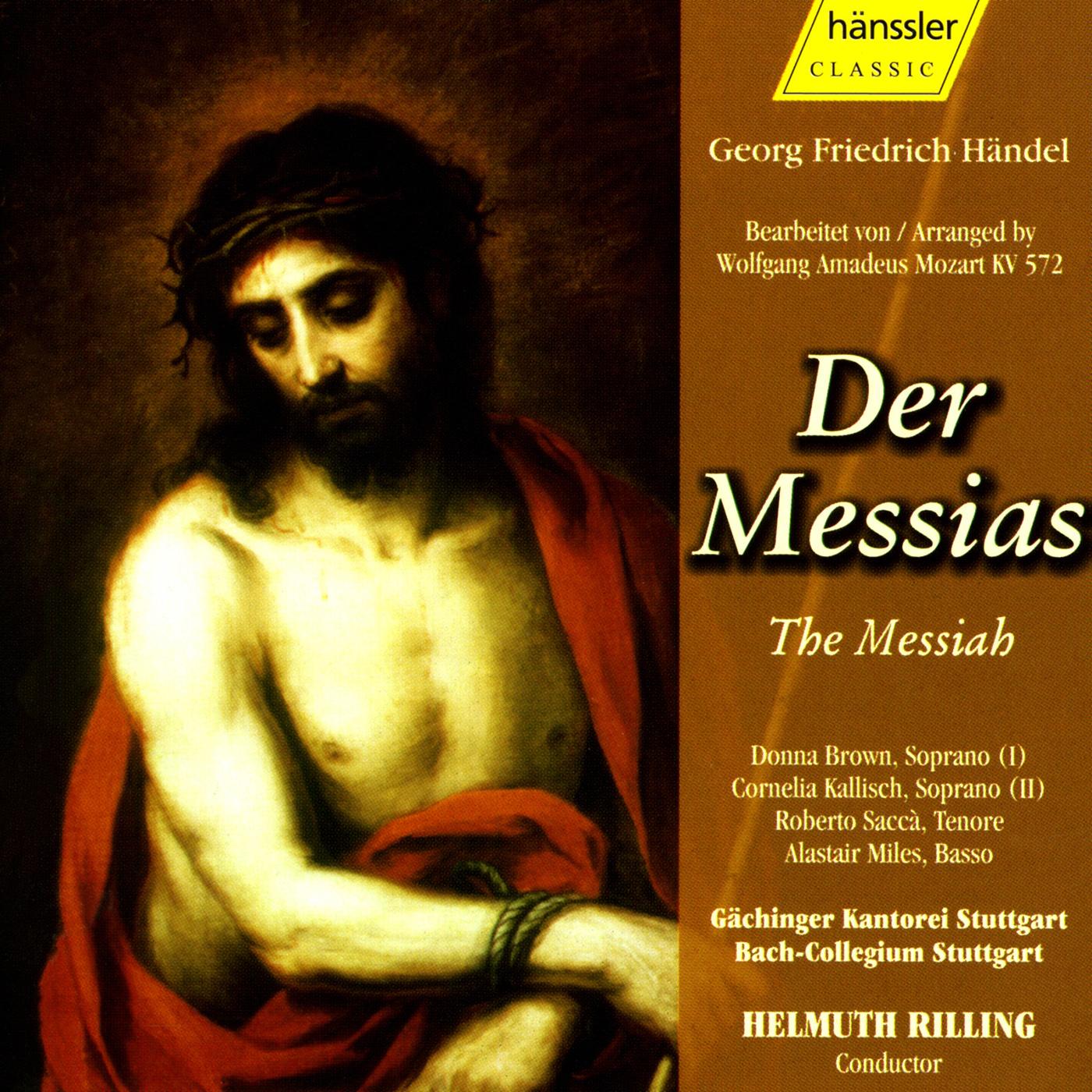 HANDEL: Messiah - arranged by W.A. Mozart