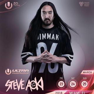 Steve Aoki 2018 UMF Miami 歌单
