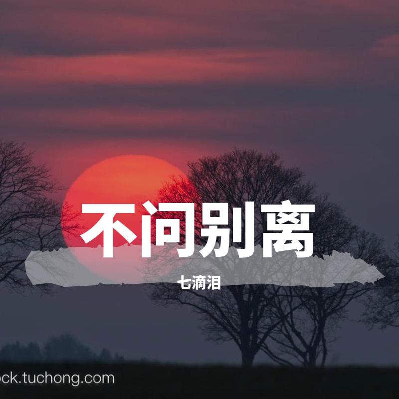 不问别离