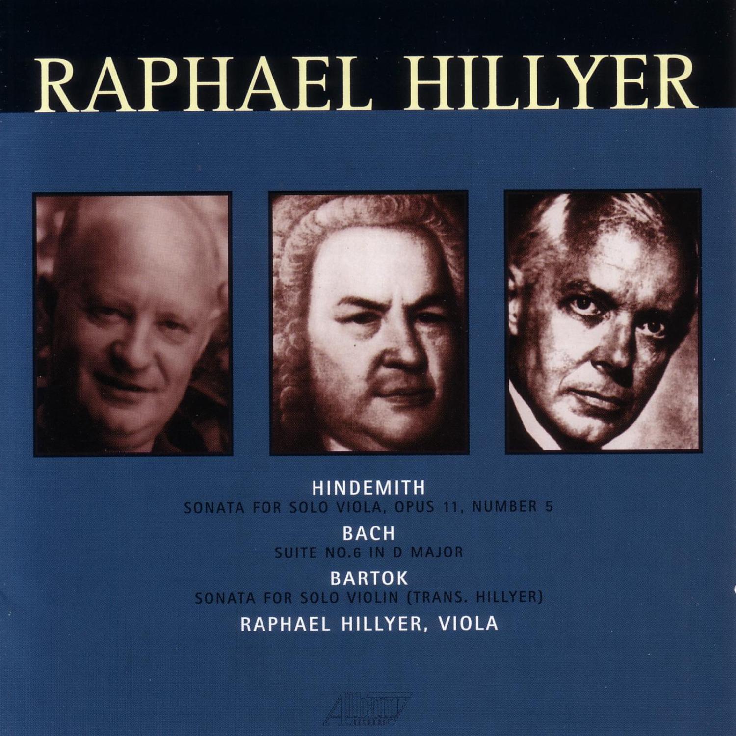 Raphael Hillyer Plays Hindemith