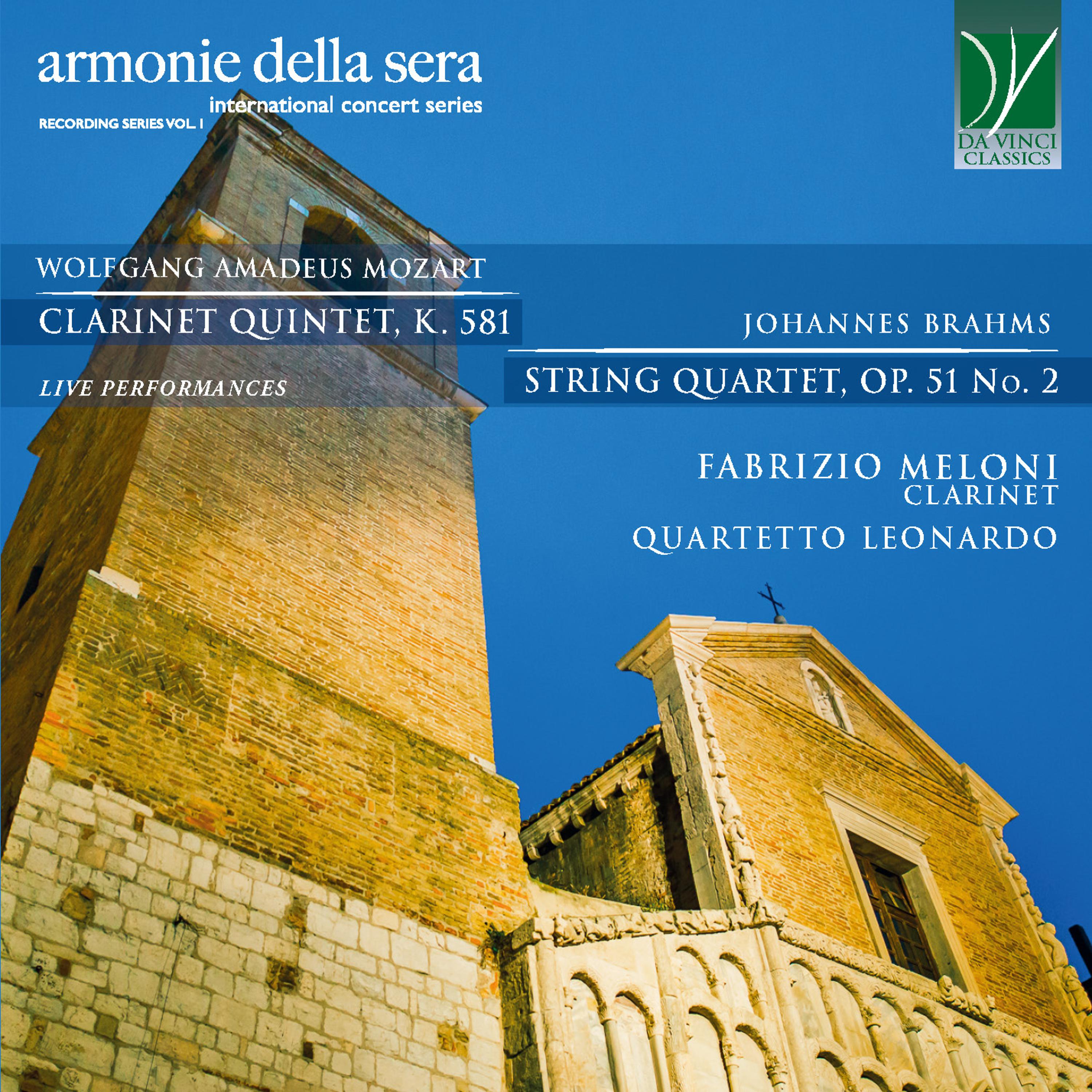 Quartetto Leonardo - Clarinet Quintet in A Major, Op. 108, K. 581:III. Menuetto