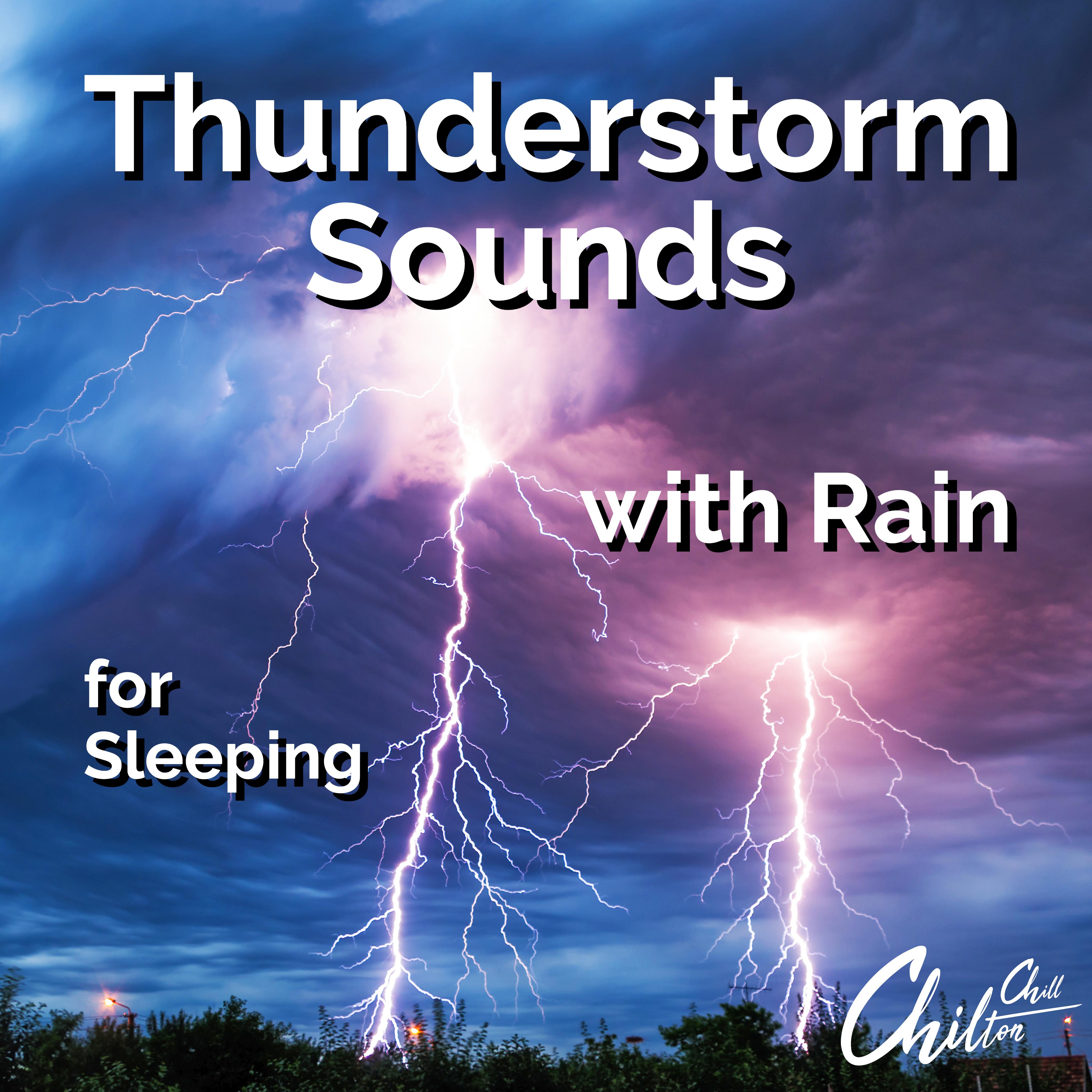 Thunder Sounds with Rain for Sleep - Part 33