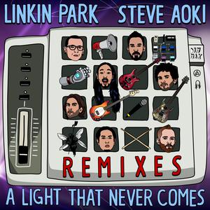 A Light That Never Comes - Linkin Park & Steve Aoki (karaoke) 带和声伴奏 （升2半音）