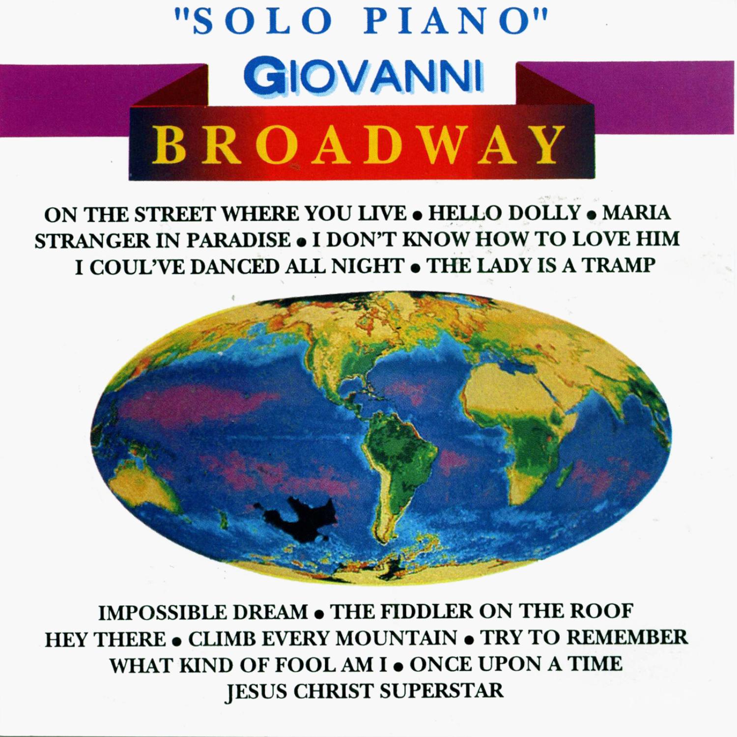 Solo Piano Broadway Themes ll
