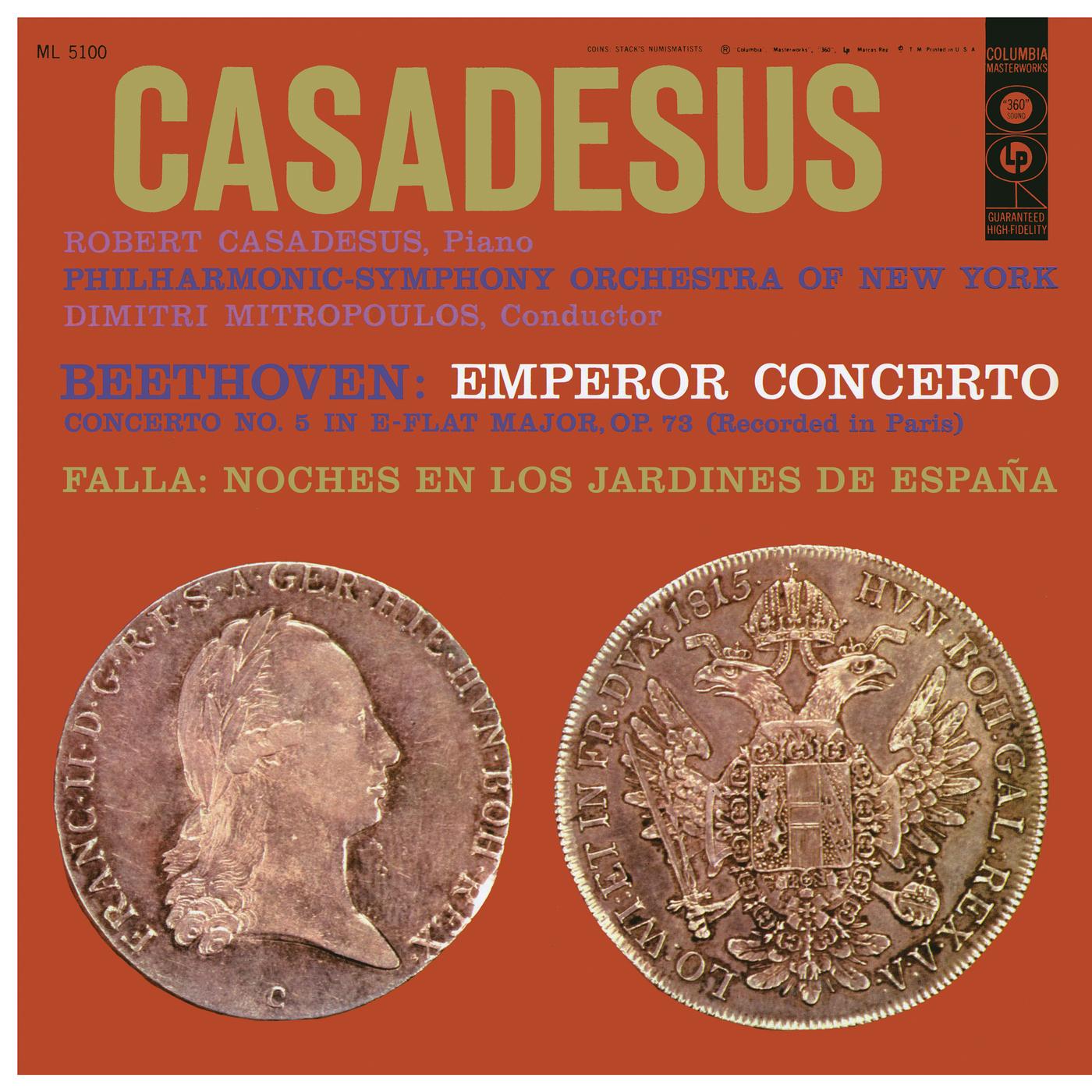 Beethoven: Piano Concerto No. 5 - Falla: Noches en los Jardines de España, IMF 8