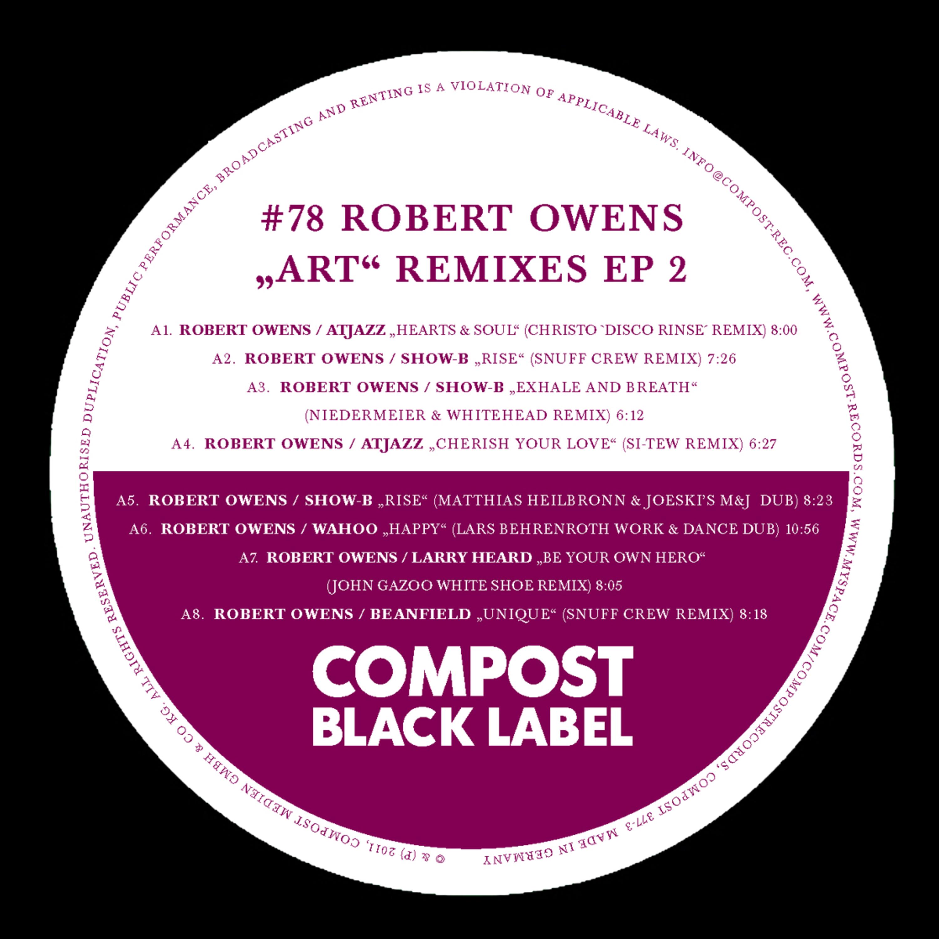 Robert Owens - Happy (Lars Behrenroth Work & Dance Dub)