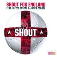 原版伴奏   James Corden & Dizzee Rascal - Shout For England (England World Cup Song) (karaoke)有和声