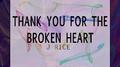 Thank You for the Broken Heart专辑