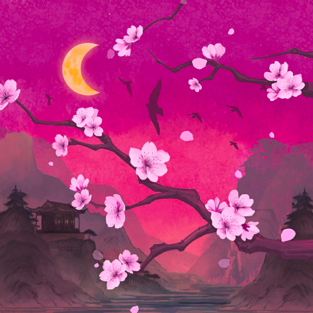 小城酒家看花笑