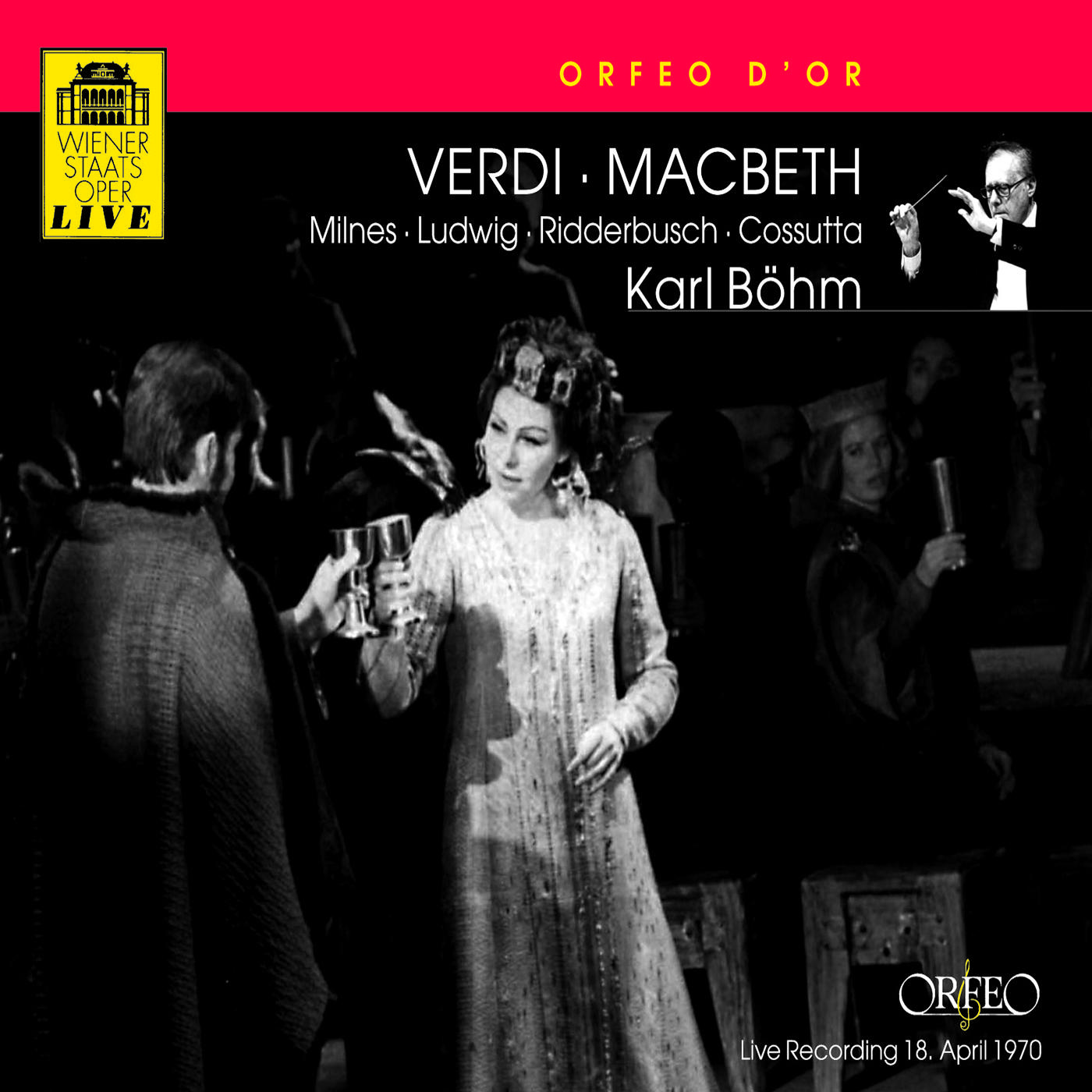 VERDI, G.: Macbeth [Opera] (Milnes, Ludwig, Ridderbusch, Cossutta, Vienna State Opera Chorus and Orc专辑