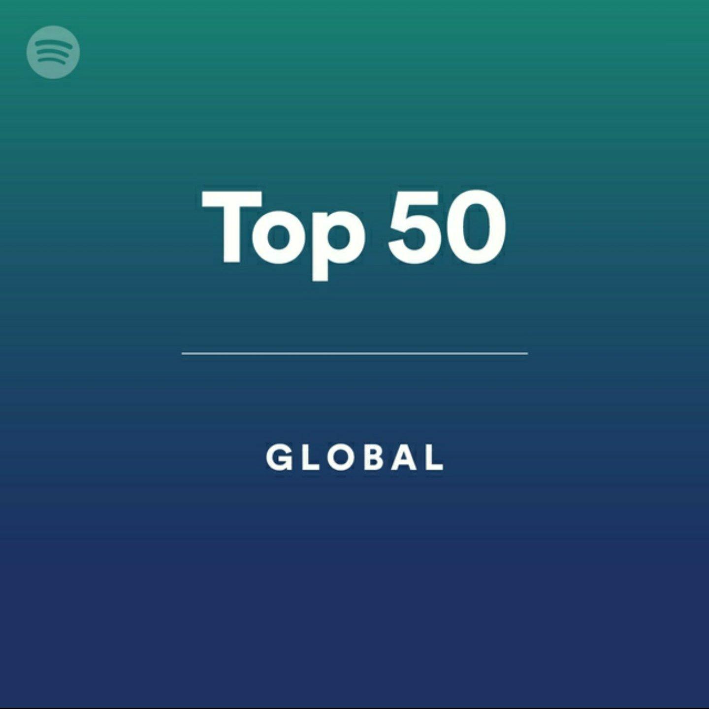 Spotify 全球榜Global Top 50『5.4更新』