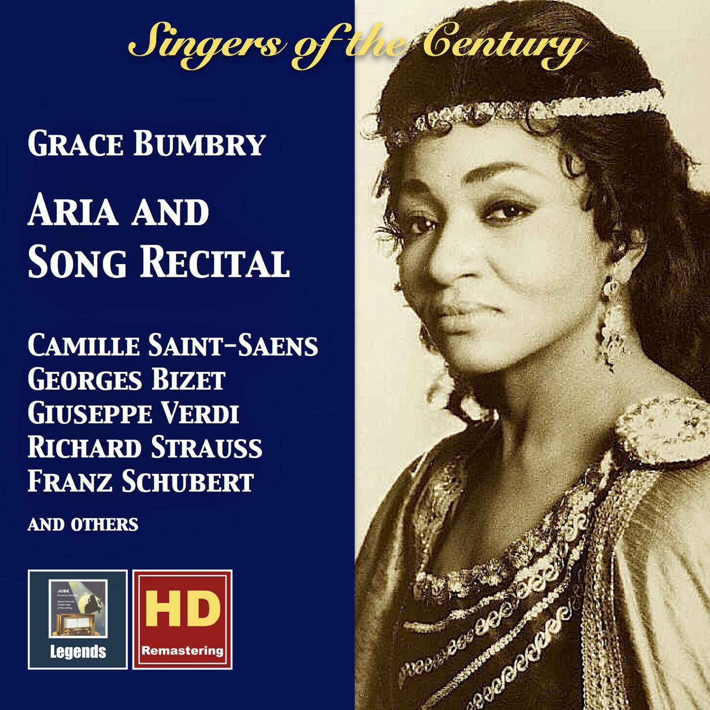 SINGERS OF THE CENTURY - Grace Bumbry: Aria and Song Recital (1962)