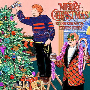 Ed Sheeran & Elton John - Merry Christmas (Karaoke Version) 带和声伴奏 （降1半音）
