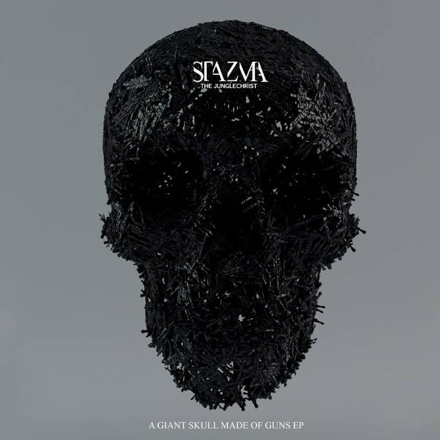 A Giant Skull Made of Guns