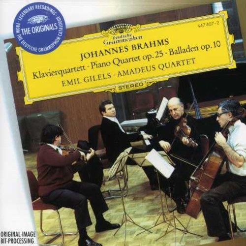 Brahms Piano Quartet Op 25 & Ballades Op.10专辑