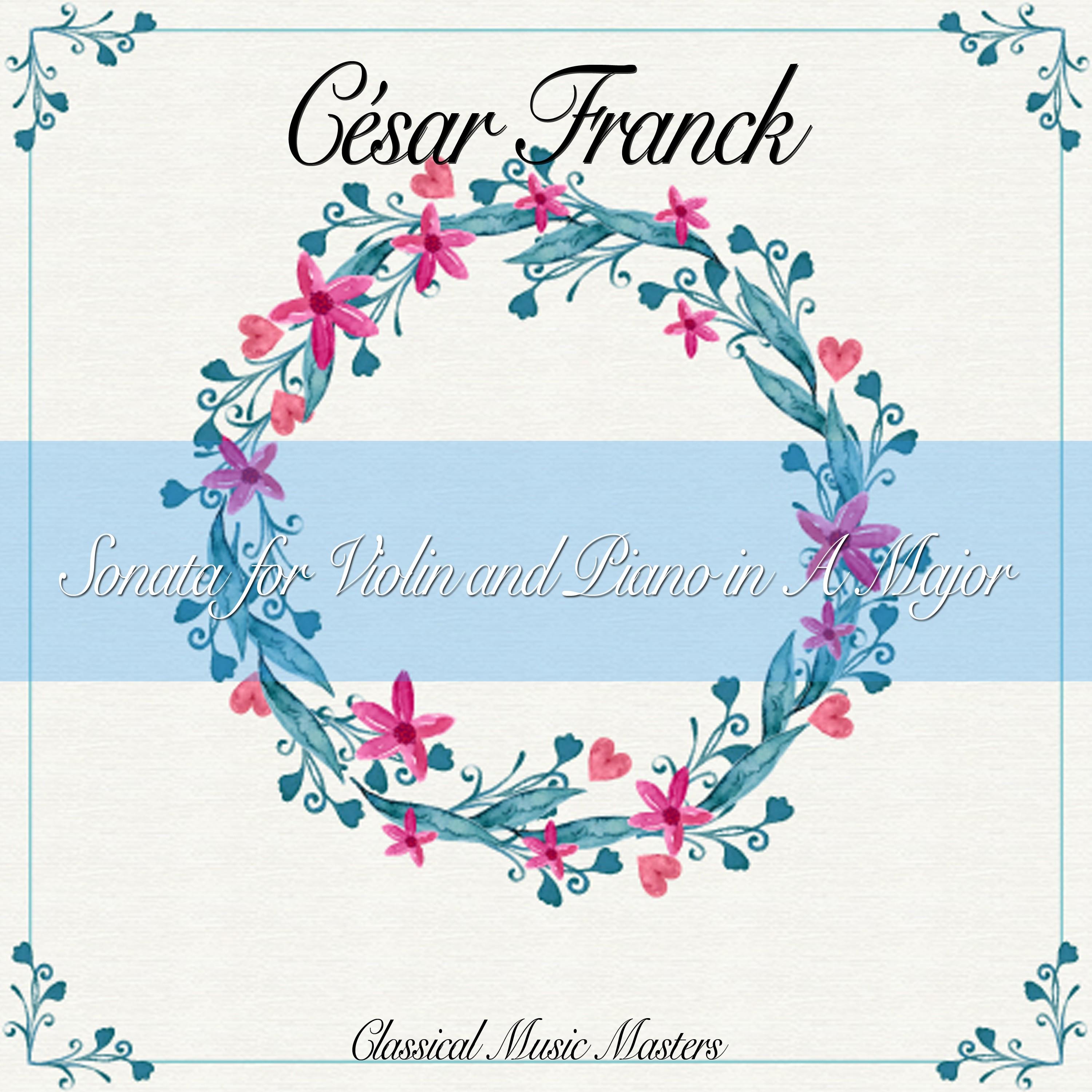 Sonata for Violin and Piano in A Major