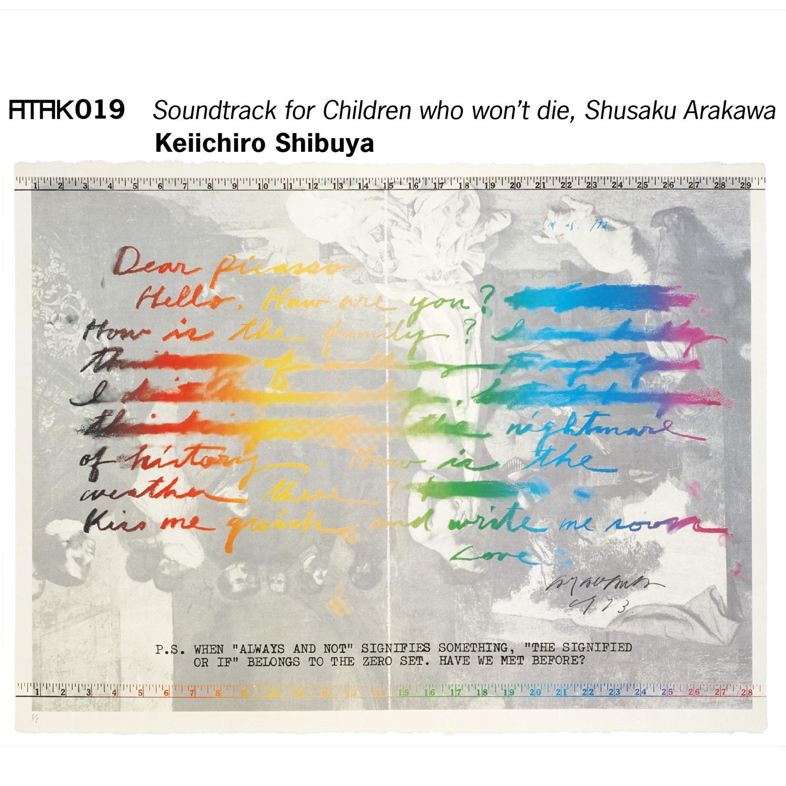 ATAK019 Soundtrack for Children who won’t die, Shusaku Arakawa
