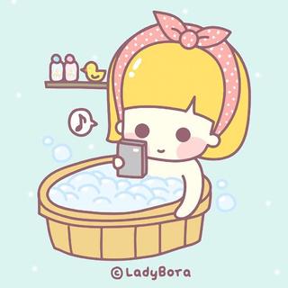 伴着歌声搓泡泡 把疲惫都洗掉(ㆀ˘･з･˘)