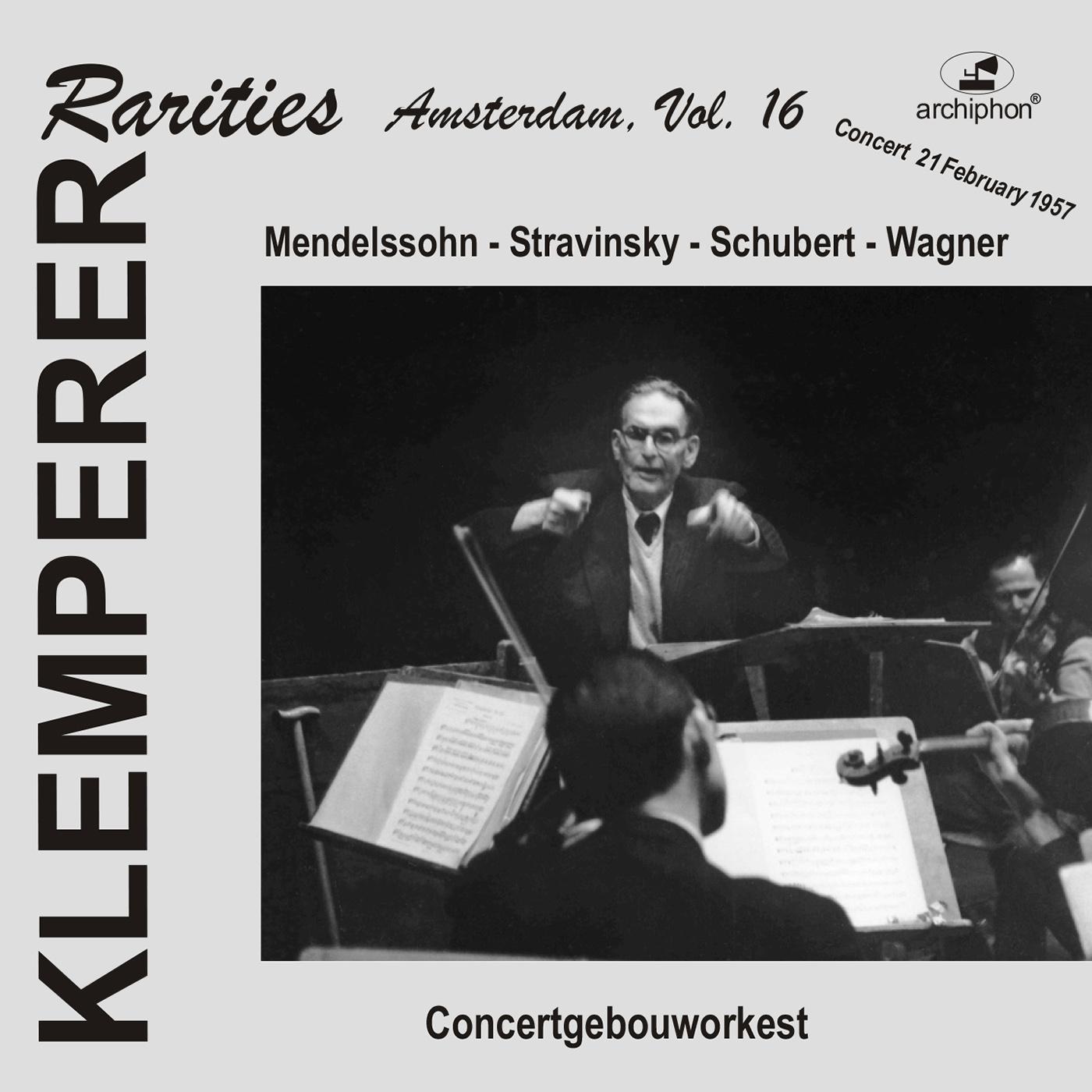 STRAVINSKY, I.: Symphony in 3 Movements / SCHUBERT, F.: Symphony No. 4, "Tragic" (Klemperer Rarities专辑