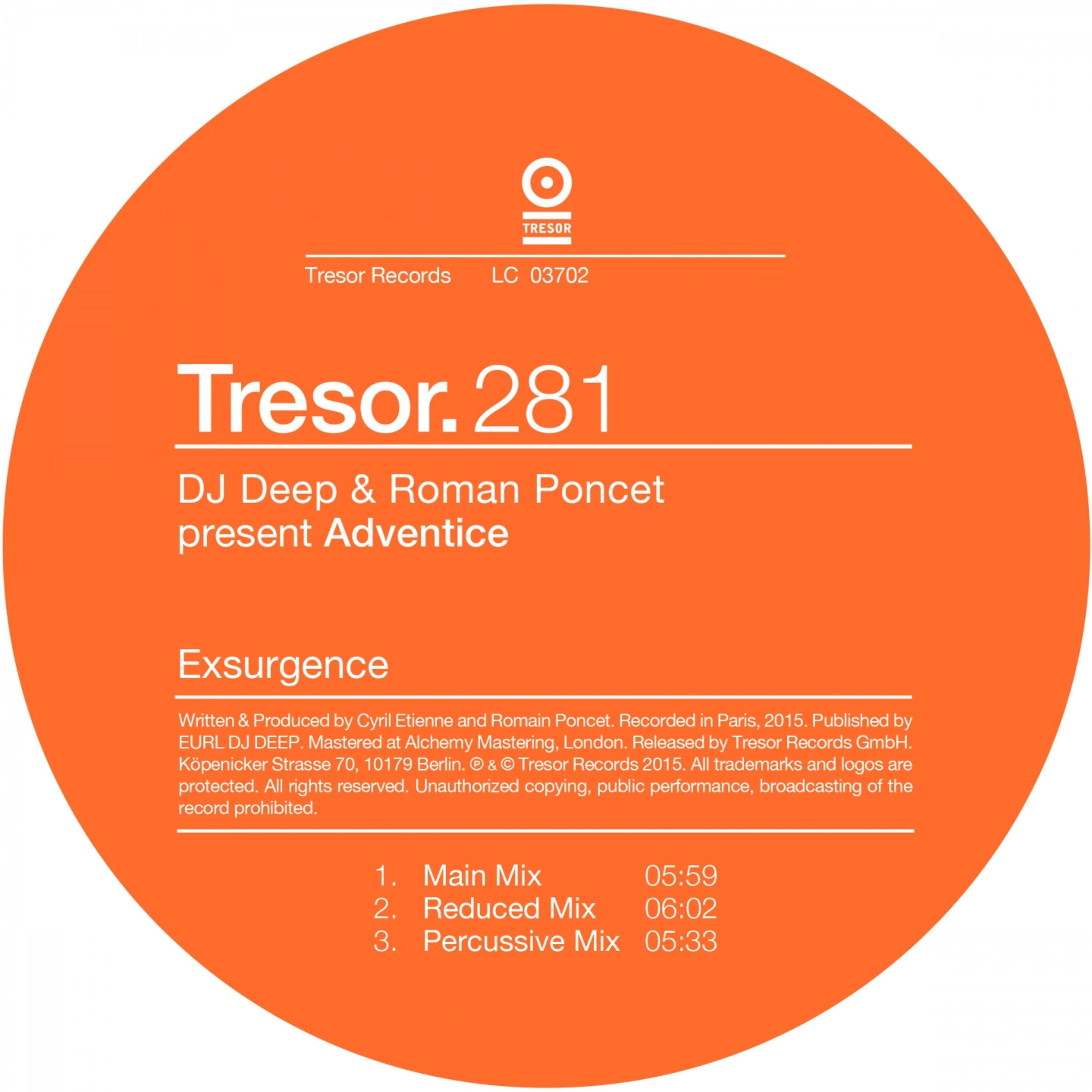 Dj Deep & Roman Poncet Present Adventice: Exsurgence