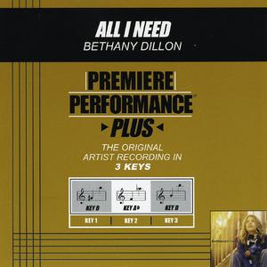 All I Need - Key Of B With Background