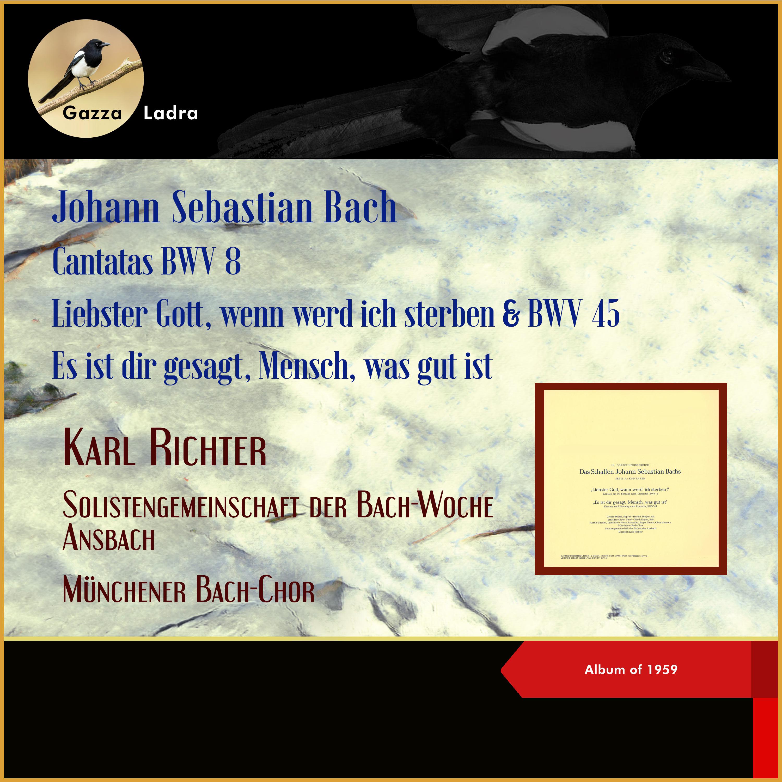 Karl Richter - Bach:Cantata BWV 45 - Es ist dir gesagt, Mensch, was gut ist - II. Recitative: Der Hochste lasst mich seinen Willen wissen (Tenor)