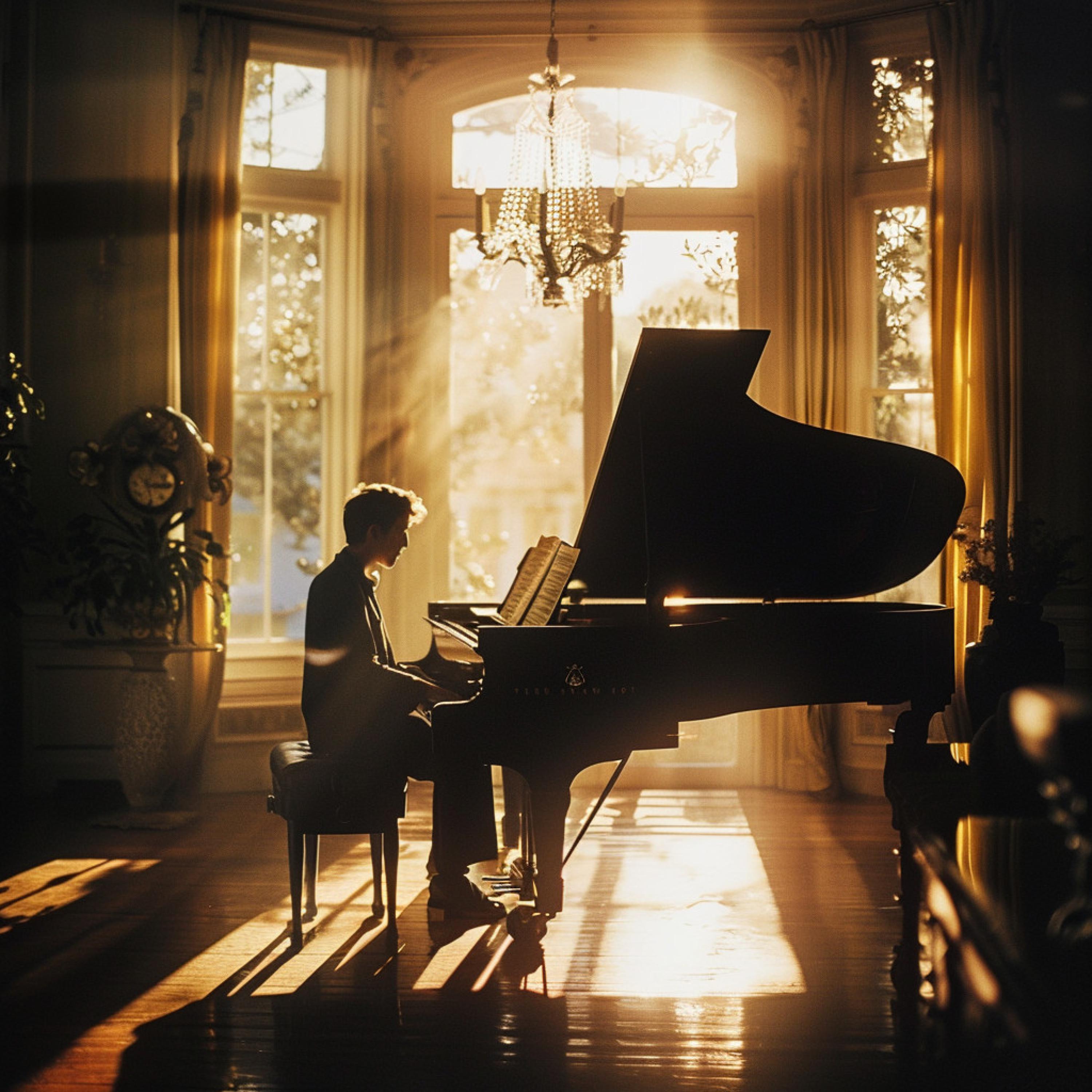 Cafetería Piano - Luces De La Ciudad Con Pulso De Piano