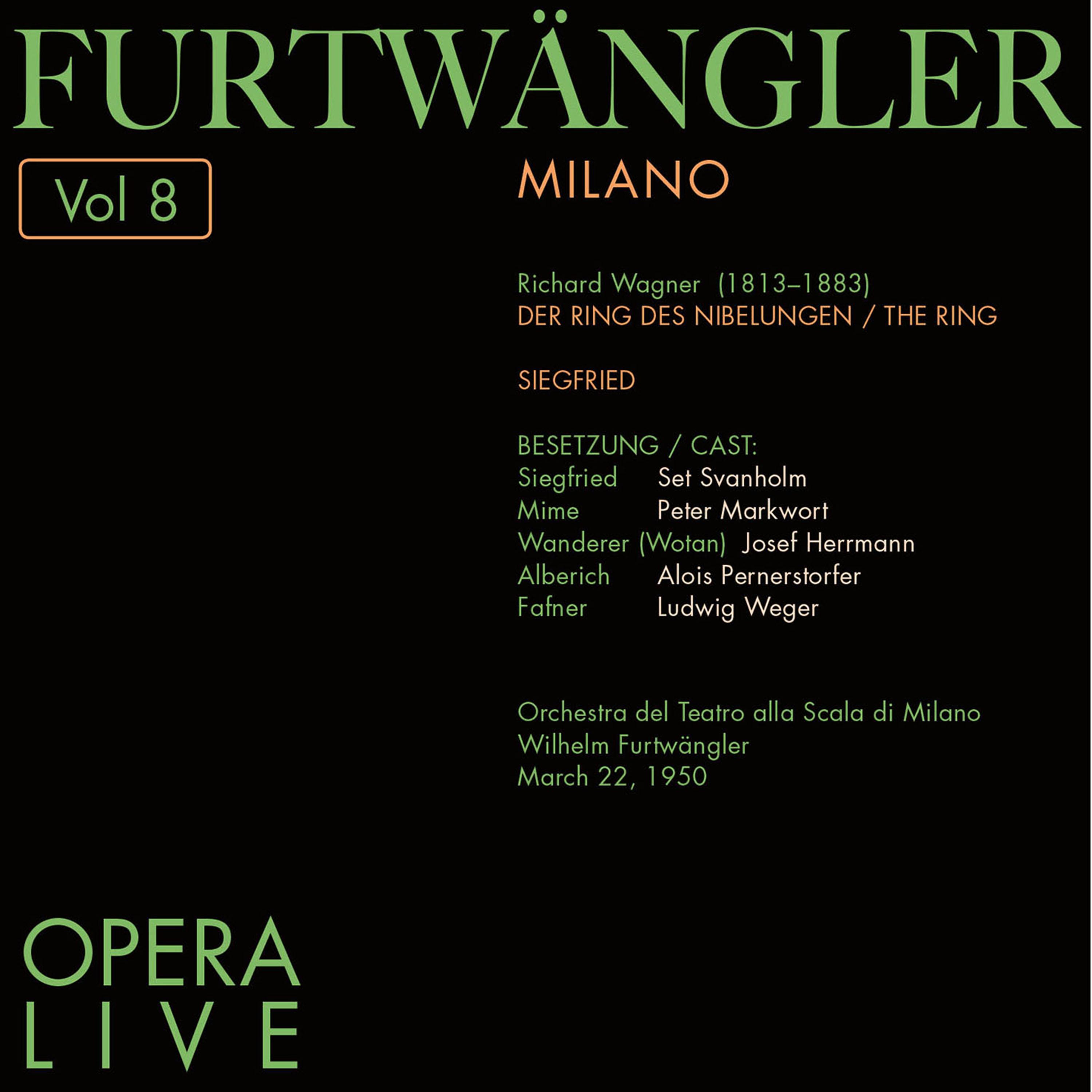 Furtwängler - Opera Live, Vol.8专辑