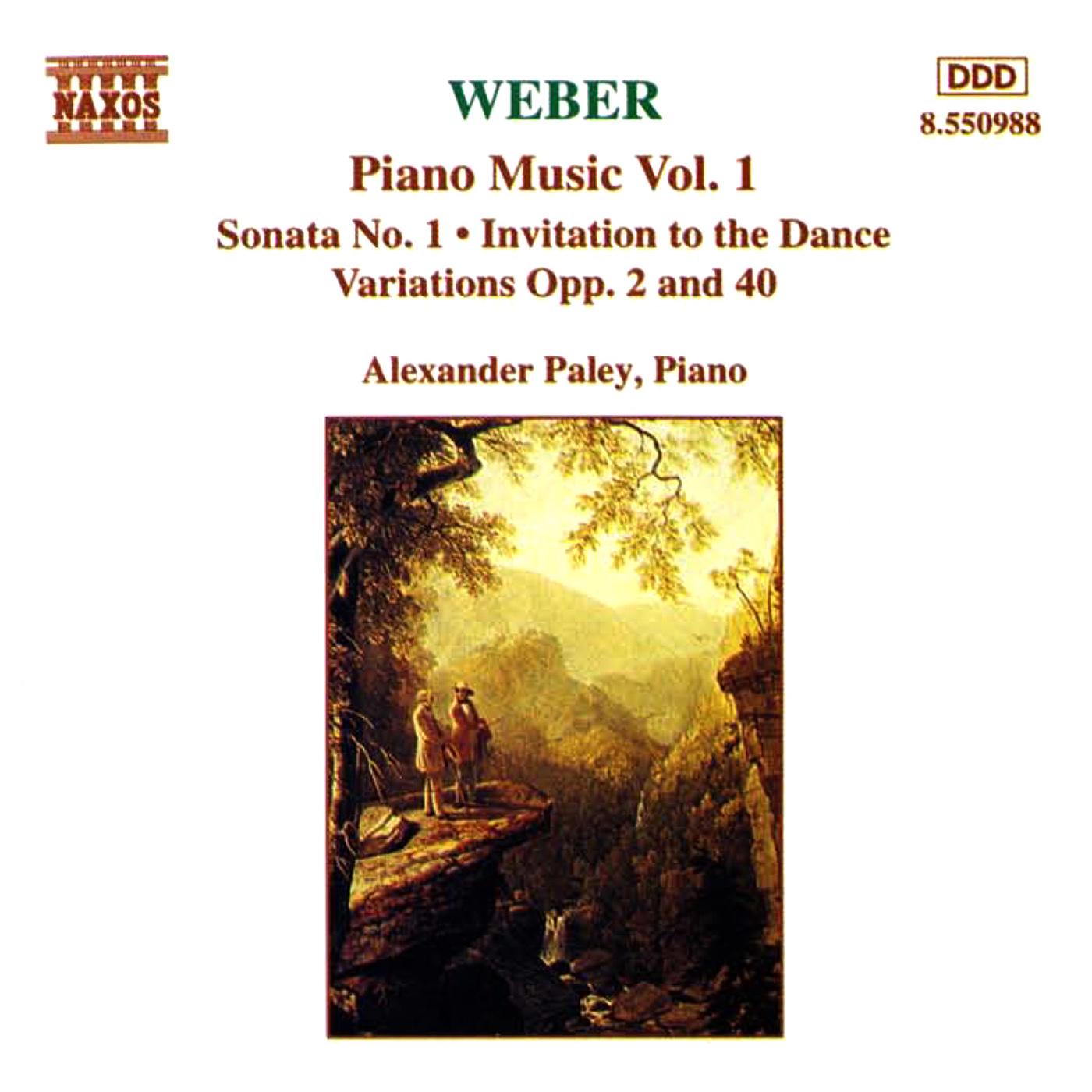 WEBER: Piano Music, Vol. 1